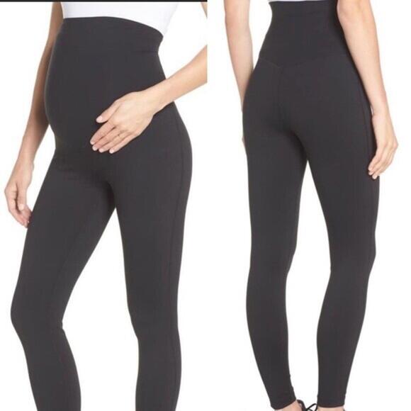 NEW Zella Mamasana Live In Maternity Ankle Legging in Black - Size M  #1172 - Picture 1 of 7